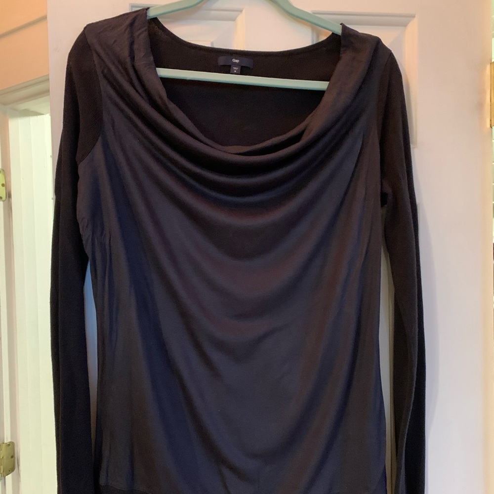 GAP Navy Drape Top